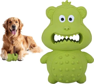 Produktbild von Hundespielzeug aus Gummi, langlebig, Zahnreinigung