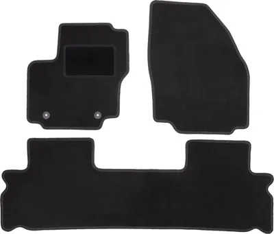 Produktbild von schwarze Velours-Fußmatten für: Ford S-MAX MK1 Kleintransporter 2006-2012