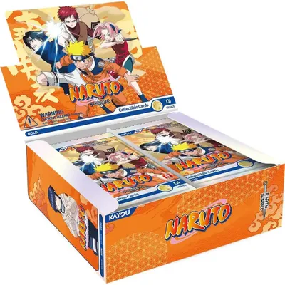 Produktbild von Naruto: Smriti Collectible Cards – Earth Scroll – Gold Booster Display (20)