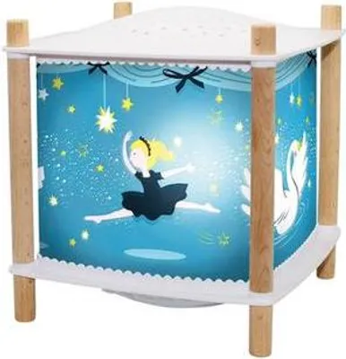 Obrázok produktu pre Hudobná lampa s baletkou a projekciou hviezd