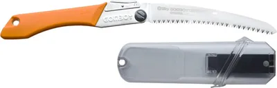 Produktbild von Silky Gomboy Curve 210 mm – Original japanische Klappsäge mit gebogener, verchromter Klinge & 8 ZpZ grober Zahnung – für frisches Holz, Garten, Bushcraft & Outdoor-Einsatz