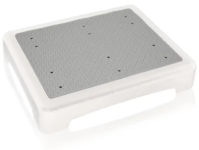 Tritthocker mit Rutschschutz, 44x34x9,5 cm, für Bad und Küche