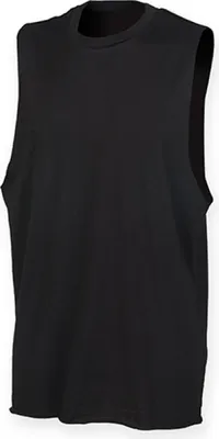 Produktbild von SF Men SF232 | Herren High Neck Slash Armhole Vest - Farbe: Black - Größe: L