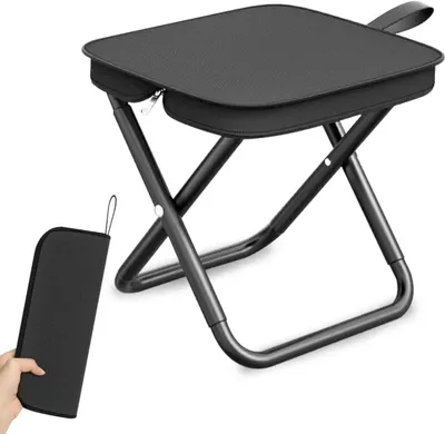 Produktbild von Campingstuhl, tragbarer Faltstuhl, leicht, für Reisen
