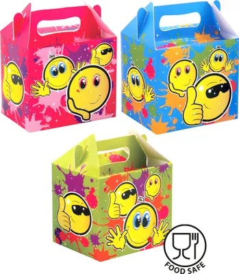 Produktbild von Smile Lunchboxen (3 verschiedene Designs), 6 Stück, Behälter