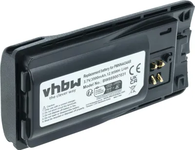 Produktbild von vhbw Akku Ersatz für Motorola PMLN6394A, PMLN6394, MNN4453AR, PMNN4434, PMNN4434A, PMNN4434AR für Funkgerät, Walkie Talkie (3500 mAh, 3,7 V, Li-Ion)