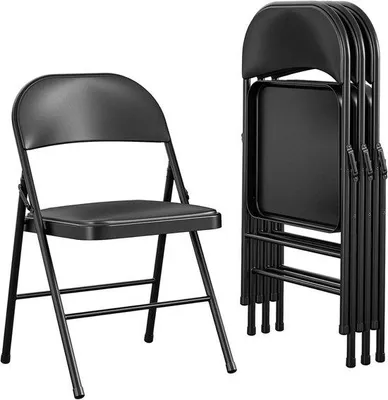 Image de Chaises pliantes robustes en 4 pour l'intérieur et l'extérieur