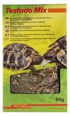 Productafbeelding van Lucky Reptile Testudo Mix voeding voor landschildpadden, 80g