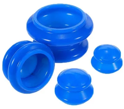 Obrázek produktu pro Verk 15871 Terapeutické silikonové baňky 4 ks modré