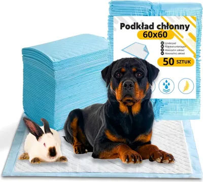Obrázok produktu pre Hygienické rohože pre psov 60x60 ultraabsorpčné rohože PetJet na tréning nočníkov