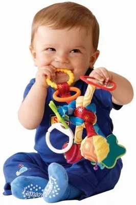 Zdjęcie produktu dla Lamaze Tug play knot, Chłopak, dziewczyna, Plusz, Wielobarwny