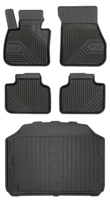 Imagen del producto de Alfombrillas de goma + bandeja de maletero para BMW X2 F39 2018-2023 (SUV) – juego de 5 piezas, , a medida – Wielganizator