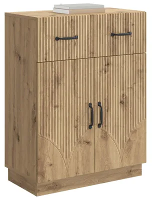 Zdjęcie produktu dla Komoda vidaXL Artisan – dąb, 66 x 34,5 x 87 cm, materiał drewnopochodny