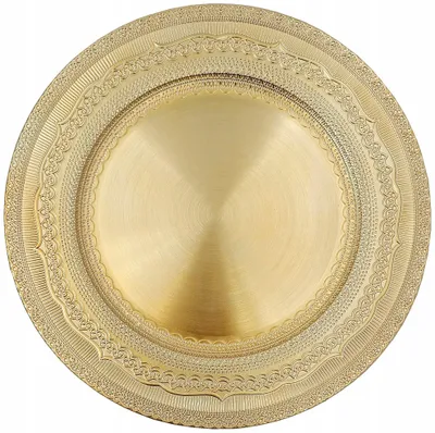 Produktbild von Madex Unterteller KP0501A Ø 33 cm Goldfarben Plastik