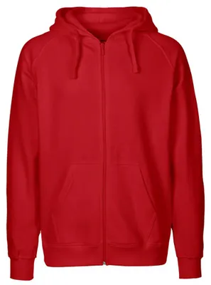 Image de Neutre - Sweat à capuche avec fermeture éclair intégrale pour homme LT5373 (XL) (rouge)