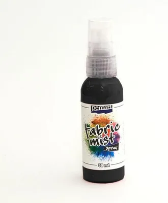 Zdjęcie produktu dla Farba do tkanin w sprayu Fabric Mist 50 ml - czarna