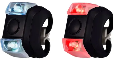 Produktbild von Fahrradlampen LED Set vorne hinten 2 Stück Fahrradlicht wasserdicht 3 Modi Werkzeug-Montage