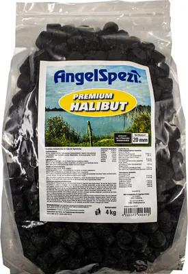 Produktbild von Angelspezi Premium Pellets Halibut Karpfenpellets 4kg 20mm