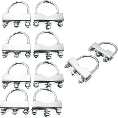 Produktbild von Bituxx 10x Klemmbügelhalter für Anhänger Stützrad Ø60mm MS-19134