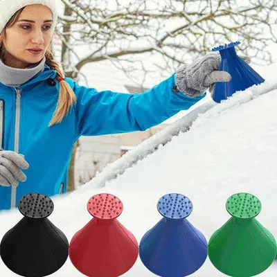 Produktbild von Famanu Eiskratzer 2-in-1 Design - Praktische Multifunktionalität