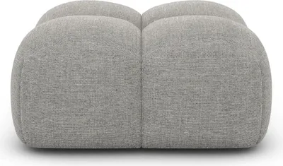 Produktbild von Strukturstoff Pouf Valora Hellgrau