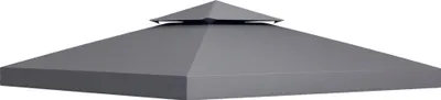 Produktbild von Ersatzdach für Metall-Gartenpavillon Partyzelt Pavillon Gartenzelt Dach 3x3