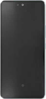 Produktbild von Original Display für Samsung Galaxy A53 5G A536B LCD + Rahmen blau GH82-28024C