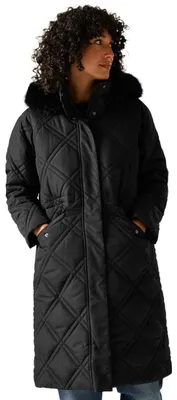 Image de Veste matelassée imperméable Regatta Damen Freyla, isolante, avec capuche, manteau d'hiver
