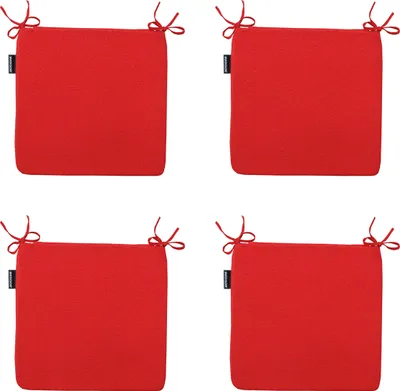 Produktbild von Madison - Sitzkissen Panama rot - Ca. 40x40 cm - 4er-Set