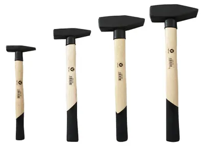 Produktbild von Schlosserhammer Hammer Hammerset 4 tlg Set 100/300/800/1000g