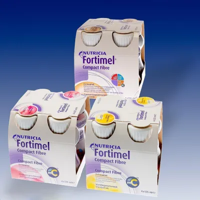 Obrázok produktu pre Fortimel Compact Fibre 8x4x125ml Zmiešané balenie