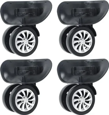 Produktbild von Hartbodenrollen 54mm Bürostuhl Rollen Universal Kofferrollen Dual Rollenlager Rollen - 4 Stück