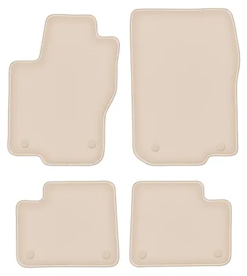 Produktbild von Velours-Fußmatten für Mercedes GL X166 2012-2015 (SUV) – 4-tlg, Beige, passgenau – Wielganizator FORTUNA