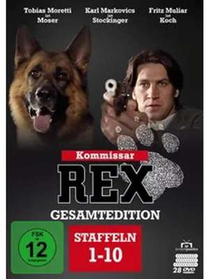 Produktbild von Kommissar Rex - Gesamtedition (Staffeln 1 bis 10 - Alle 119 Folgen) + Bonus-Disc. 28 DVDs