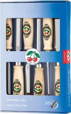 Zdjęcie produktu dla Wiśnie - zestaw dłut - 6 sztuk - w pudełku ekspozycyjnym