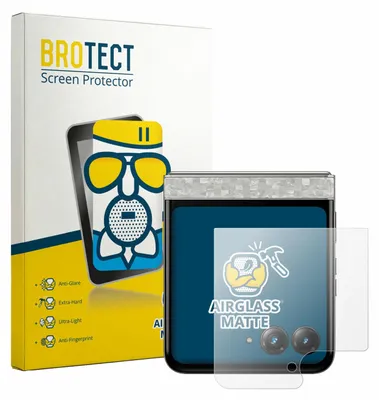 Produktbild von BROTECT Entspiegelungs Schutzglas für Motorola Razr 70 (Hinteres Display) Schutzfolie Panzer Folie Glas Display Schutz matt