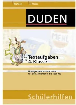 Produktbild von Textaufgaben 4. Klasse: Übungen zum Sachrechnen für den Zahlenraum bis 1.000.000