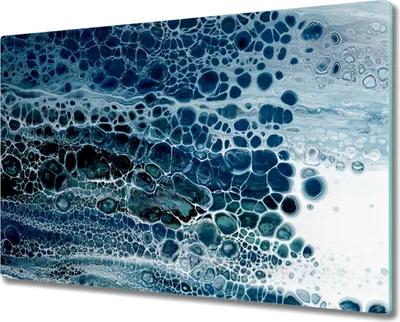 Produktbild von Coloray Schneidebrett Herdabdeckplatte 80x52 cm Kochplattenabdeckung Hackbrett Küchenbrett - Aquarell