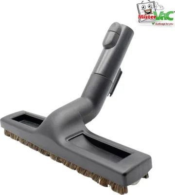 Produktbild von MisterVac Staubsaugerdüse Bodendüse Besendüse Parkettdüse Rosshaardüse  + 2 gratis Filzrollen, kompatibel mit Miele S 254i