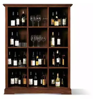 Produktbild von Schrank Bar Barschrank Vitrine Wohnzimmer Designer Regal Möbel Holz