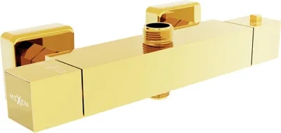 Immagine prodotto di Mexen Cube miscelatore doccia termostatico, oro - 77250-50