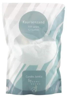 Productafbeelding van HomeBound Kaarsvlokken, 500 gram, met 12 lonten, kleur: frostwit