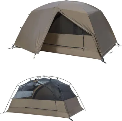 Produktbild von Zelt für Camping – 2 Personen – Doppelschichtig und wasserdicht – Rucksackzelt – 210 x 125 x 115 cm