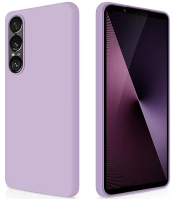 Obrázok produktu pre Silikónové puzdro pre Sony Xperia 1 VII, nárazuvzdorné (fialové)