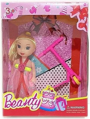 Produktbild von Lalka mini 7cm z hulajnogą