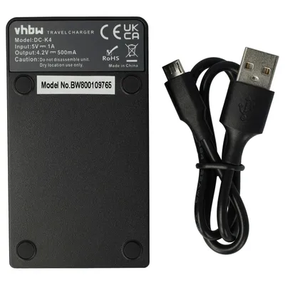 Produktbild von vhbw USB-C Ladegerät kompatibel mit Kodak DC4800 Kamera - Ladeschale + USB-C Kabel Ladeanzeige