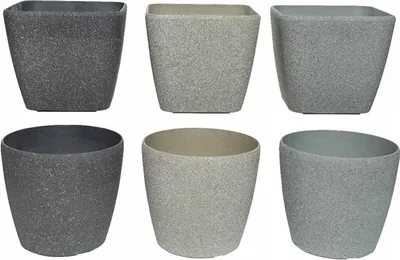 Image de Boîtier plastique Mélange de pots 22 cm