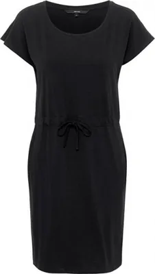 Produktbild von Vero Moda Damen kurzes T-Shirt-Kleid VmApril Sommer-Kleid Kurz-Arm Einfarbig, Farbe:Schwarz, Größe:L