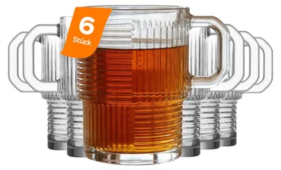 Produktbild von LAV Helen Teegläser mit Henkel 270ml, 6er Set