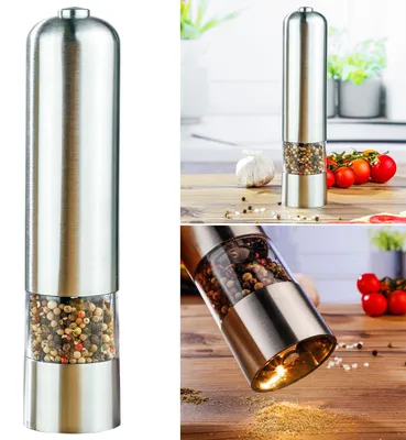Produktbild von HI Elektrische Salz- / Pfeffermühle edelstahl